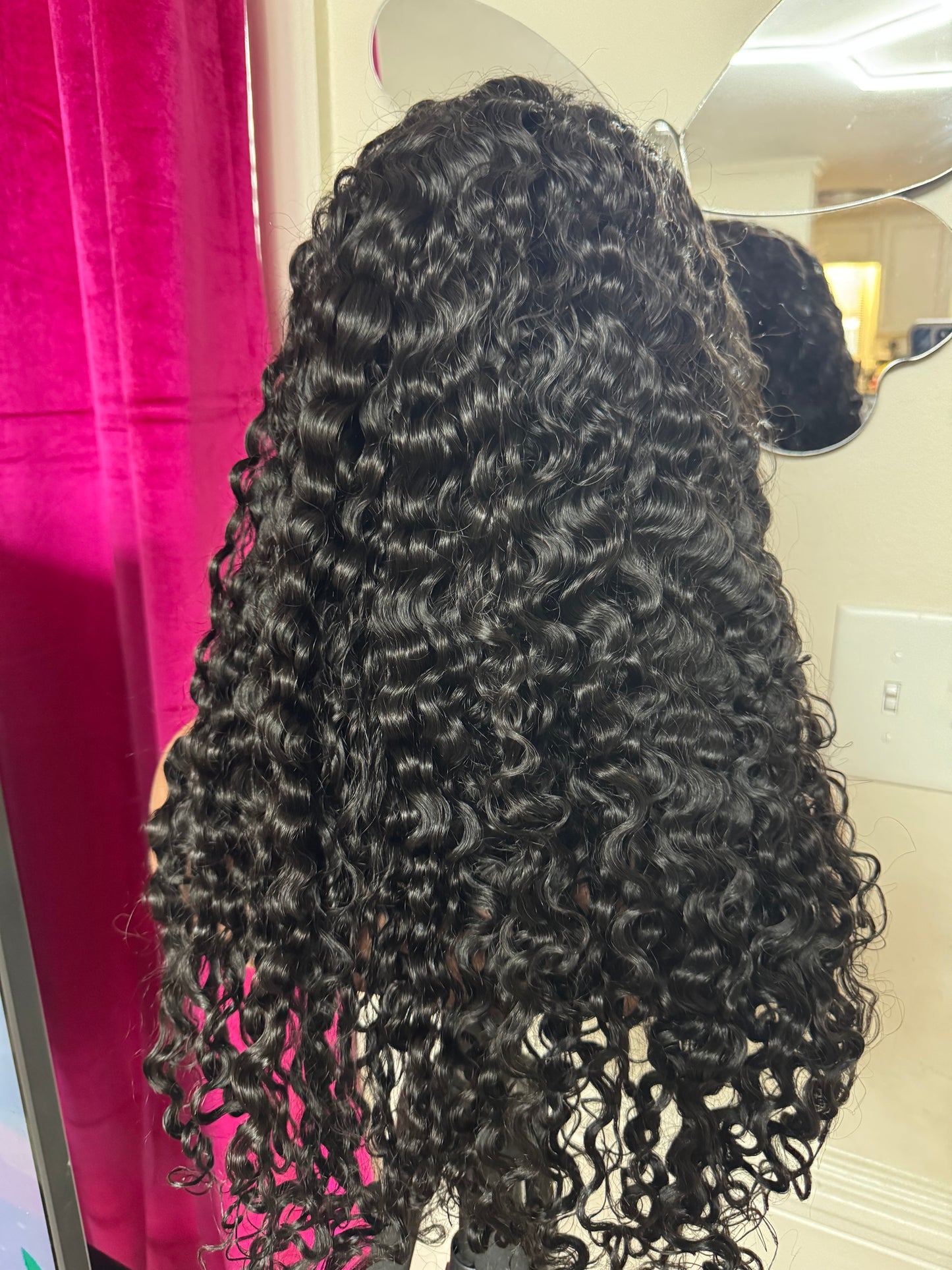 28” Burmese Curly Frontal Wig