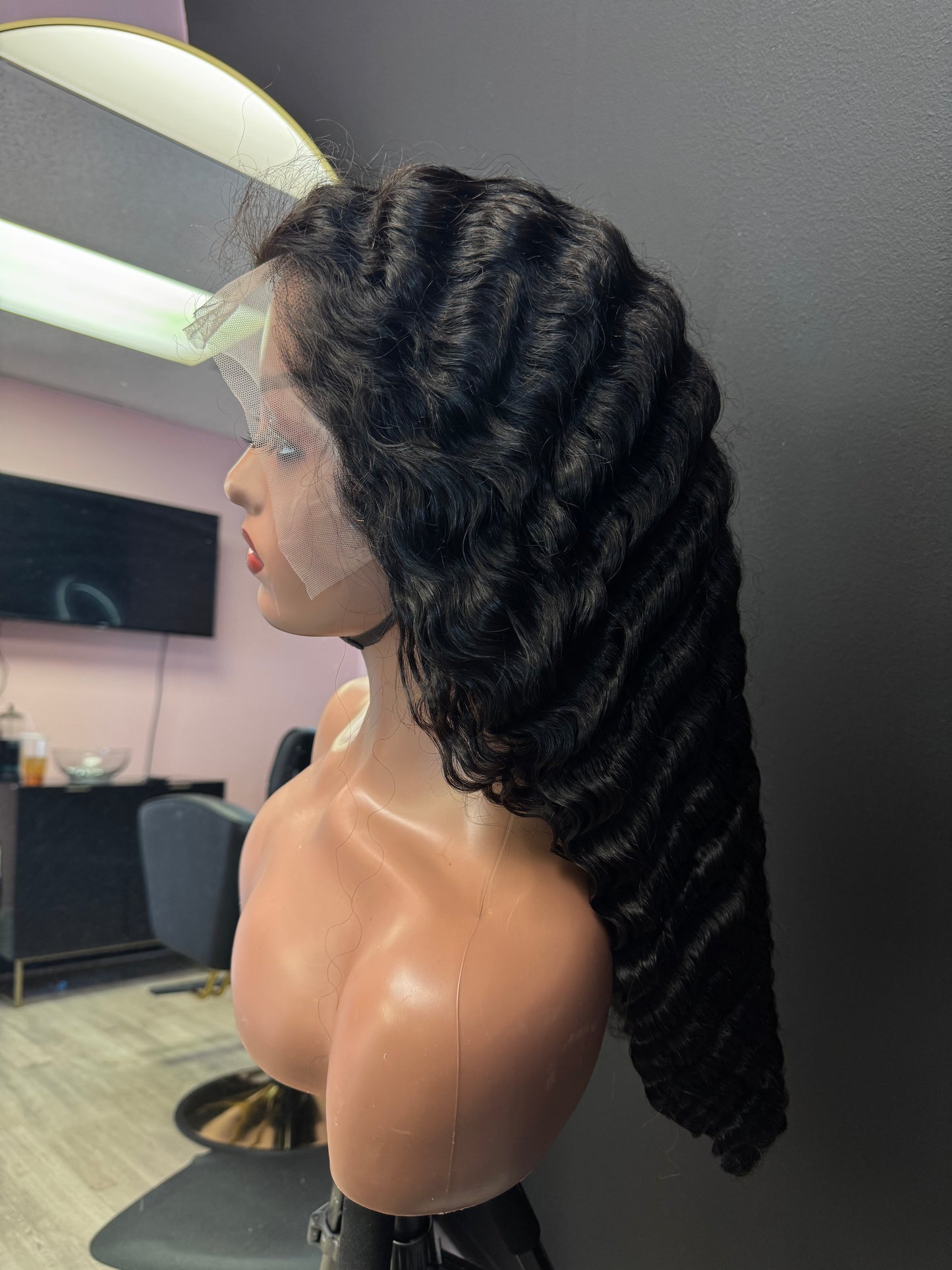 26” Deep Wave Frontal Wig