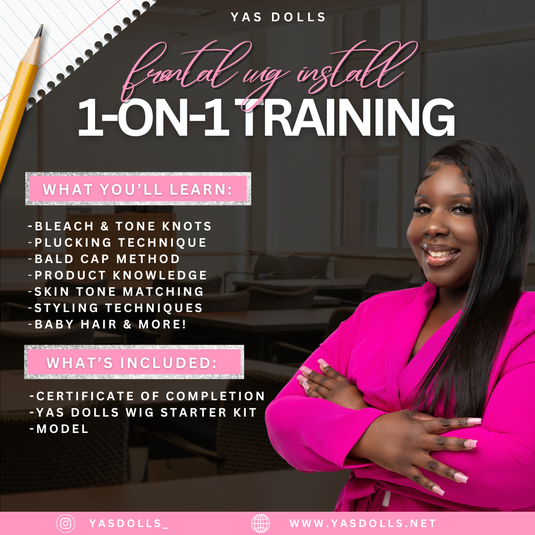 Frontal Wig Install 1:1 Training